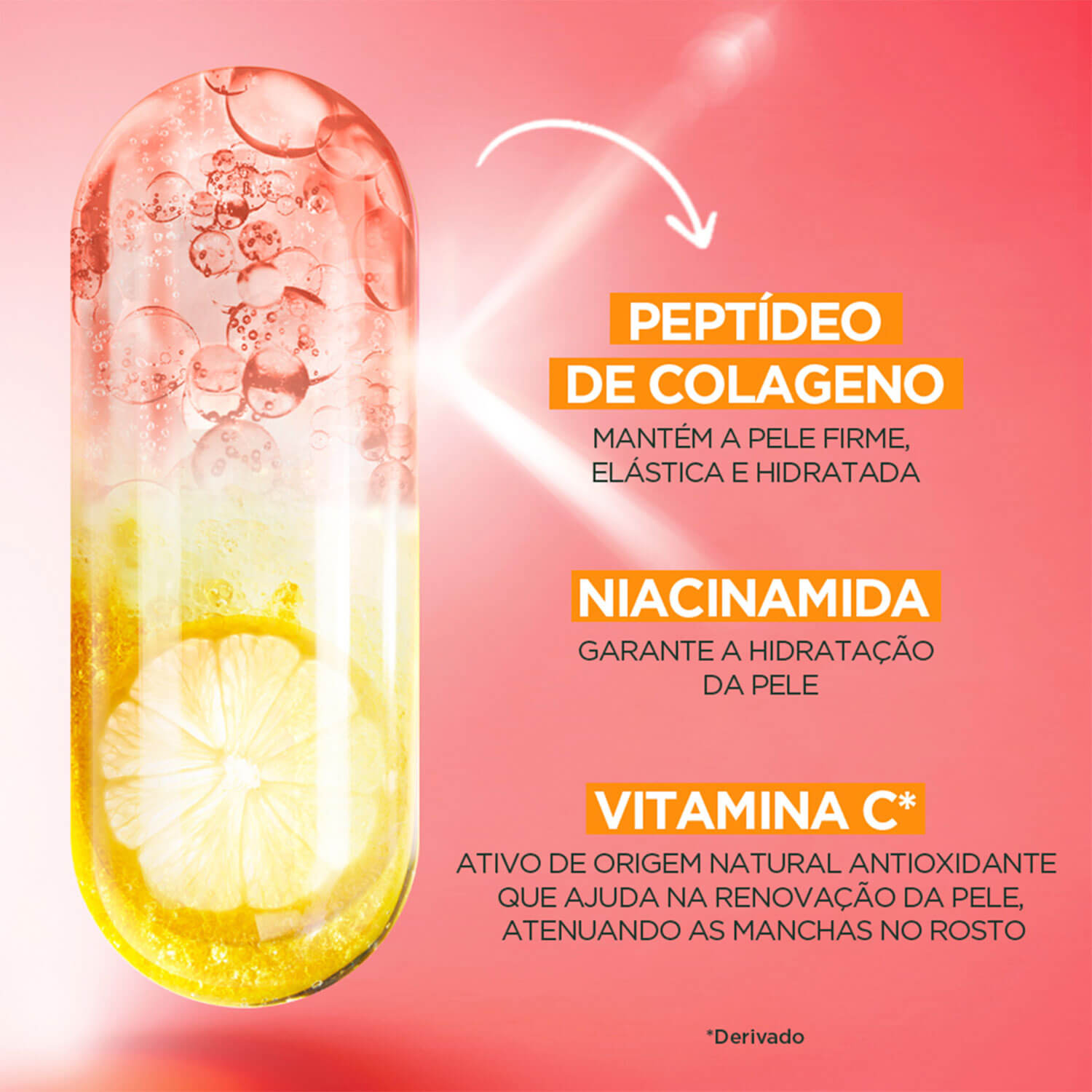 Imagem Hidratante Facial Toque Seco Antissinais | Ativos | Garnier